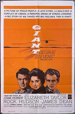 Géant (1963R) Affiche de cinéma vintage originale UK quad