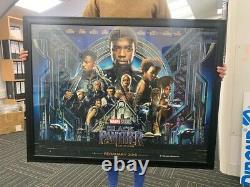 Genuine Black Panther (2018) Original Cinema Movie Quad Poster 40x30 (encadré)