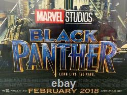 Genuine Black Panther (2018) Original Cinema Movie Quad Poster 40x30 (encadré)