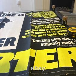 Get Carter 1971 Affiche de film originale UK Quad Rare Critiques Michael Caine