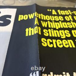 Get Carter 1971 Affiche de film originale UK Quad Rare Critiques Michael Caine