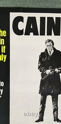 Get Carter (1971)rare Original Royaume-uni Critiques Rolled Quad Film Poster Michael Caine
