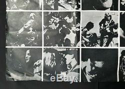 Gimme Shelter (1970) Rare Affiche Originale Britannique Quad Rolling Stones
