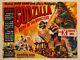 Godzilla, Uk Quad, Affiche De Film / Film 1956, Gojira