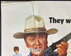Grand Jake Affiche de Film Quad Originale John Wayne Maureen O'Hara 1972