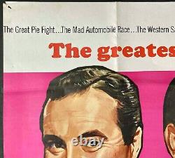 Grande Course Affiche de Cinéma Originale Quad Jack Lemmon Natalie Wood 1965