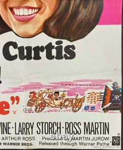Grande Course Affiche de Cinéma Originale Quad Jack Lemmon Natalie Wood 1965