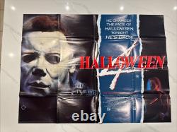 HALLOWEEN 4 affiche quadrare rare