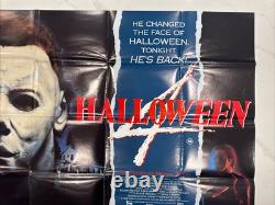 HALLOWEEN 4 affiche quadrare rare