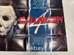 HALLOWEEN 4 affiche quadrare rare