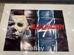 HALLOWEEN 4 affiche quadrare rare