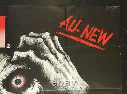 Halloween III Saison De La Sorcière 1982 Cinéma Original Royaume-uni Quad Film Poster Rare