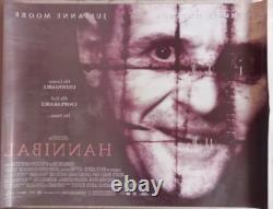 Hannibal (2000) Affiche Quad D/S Royaume-Uni, Version Rare Gruesome Retirée / Rappelée