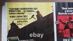 Harrow House/Butch Cassidy et le Kid Sundance Affiche Quad Originale du Royaume-Uni