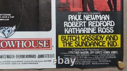 Harrow House/Butch Cassidy et le Kid Sundance Affiche Quad Originale du Royaume-Uni