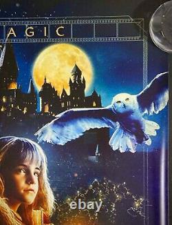 Harry Potter 20ème anniversaire - Affiche originale du film en quadriptyque JK Rowling 2021