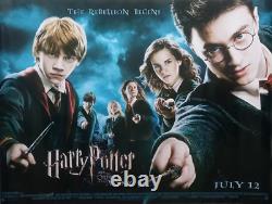 Harry Potter et l'Ordre du Phénix Affiche de Film Quad UK Originale D/S 2007