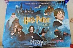 Harry Potter et la pierre philosophale Affiche originale du cinéma en format 40 x 30 (quad)