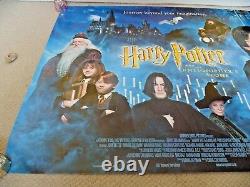 Harry Potter et la pierre philosophale Affiche originale du cinéma en format 40 x 30 (quad)