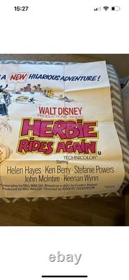 Herbie, le Coccinelle d'Amour - Affiche de Film Originale Quad Walt Disney 1974