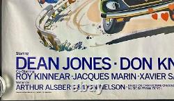 Herbie va à Monte-Carlo Affiche de film originale Quad Disney Love Bug '77