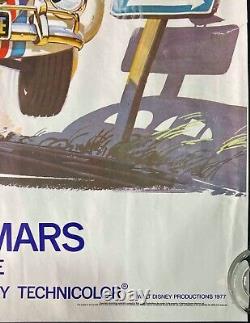 Herbie va à Monte-Carlo Affiche de film originale Quad Disney Love Bug '77