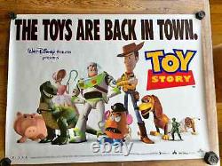 Histoire de jouets, 1995, affiche Quad UK en parfait état, recto-verso.