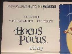 Hocus Pocus 1993 Cinéma Original Royaume-uni Quad Film Poster Halloween Drew Struzan