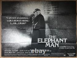 Homme Éléphant Affiche Originale du Cinéma UK 1980 et Synopsis Officiel du Film