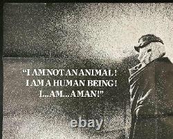 Homme Éléphant Affiche de Cinéma Originale Quad Anthony Hopkins John Hurt 1980