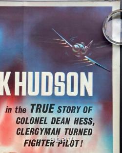 Hymne de bataille ORIGINAL Affiche de film Quad Rock Hudson Douglas Sirk 1957