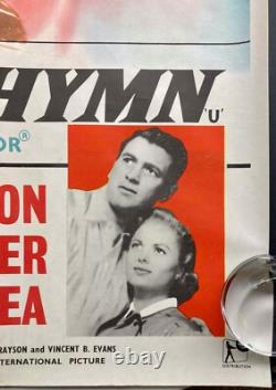 Hymne de bataille ORIGINAL Affiche de film Quad Rock Hudson Douglas Sirk 1957