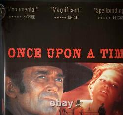 Il était une fois dans l'Ouest Affiche de film Quad ORIGINALE Sergio Leone BFI 2000 RR