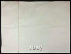 Île au trésor Affiche de cinéma originale Quad Disney Robert Newton Early RR