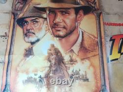 Indiana Jones et la Dernière Croisade Affiche Quad Cinéma UK 40x30 Originale