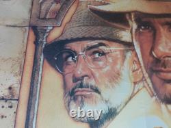 Indiana Jones et la Dernière Croisade Affiche Quad Cinéma UK 40x30 Originale
