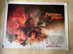 Indiana Jones et le cadran du destin Affiche de film originale UK Quad