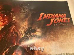 Indiana Jones et le cadran du destin Quadruple original de cinéma double face.