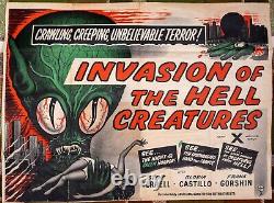 Invasion Of The Hell Creatures Affiche De Cinéma Quad Uk