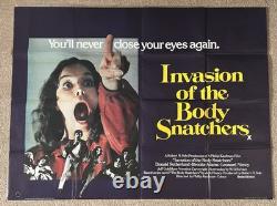 Invasion des Profanateurs de Sépulcres Affiche Originale Quad du Film