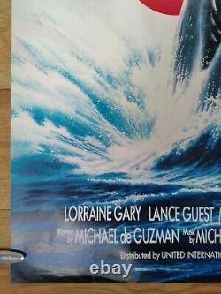 JAWS LA REVANCHE (1987) rare AFFICHE QUAD originale UK Michael Caine