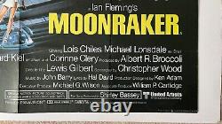 James Bond 007 Moonraker (roger Moore) Affiche De Cinéma Originale (quad Film)