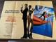 James Bond : Dangereusement V&ocirc;tre Affiche Originale Britannique Quad 30x40 Pli&eacute;e