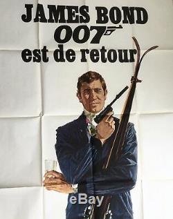 James Bond Ohmss Film Vintage Cinéma Affiche De Publicité Pour Films Cinéma Quad Art 007 1969