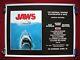 Jaws 2012 Affiche Originale De Film Uk Quad D / S Spielberg 1975 Classique Halloween
