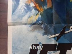 Jet Storm 1959 Affiche quad britannique Stanley Baker Richard Attenborough