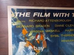 Jet Storm 1959 Affiche quad britannique Stanley Baker Richard Attenborough