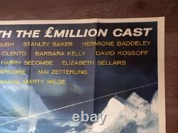 Jet Storm 1959 Affiche quad britannique Stanley Baker Richard Attenborough