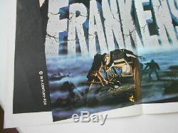 Jeune Frankenstein Britannique Affiche De Film Quad Mel Brooks Monstres Célèbre Comédie
