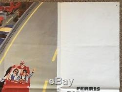 Journée De Ferris Bueller, Original 1986 Britannique Quad Film Affiche De Film, Ferrari